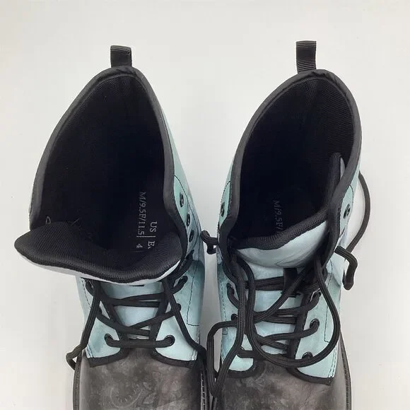 Horse Print Vegan Leather Lace-Up Boots Size 11.5 - Picture 13 of 15